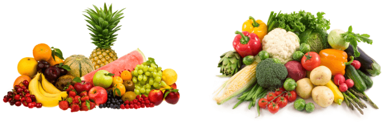 Fruits and vegetables Fruits and vegetables