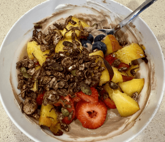 High carb Mediterranean meal